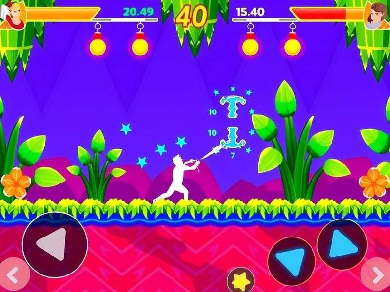 Footwork Fiesta Flamboyance Gameplay Screenshot
